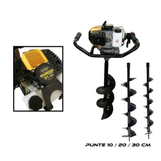 MOTOTRIVELLA  SCOPPIO 51.7CC, helved®MOD. ZLAG520B, COLORE GIALLO/NERO