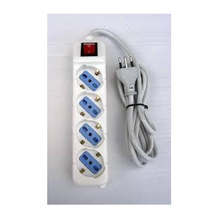 MULTIPRESA CIABATTA A 4 USCITE CON INTERRUTTORE ON/OFF