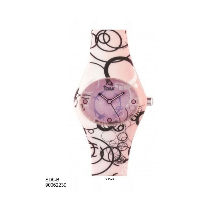 OROLOGIO IN SILICONE SCRAAK - OVAL COLLECTION