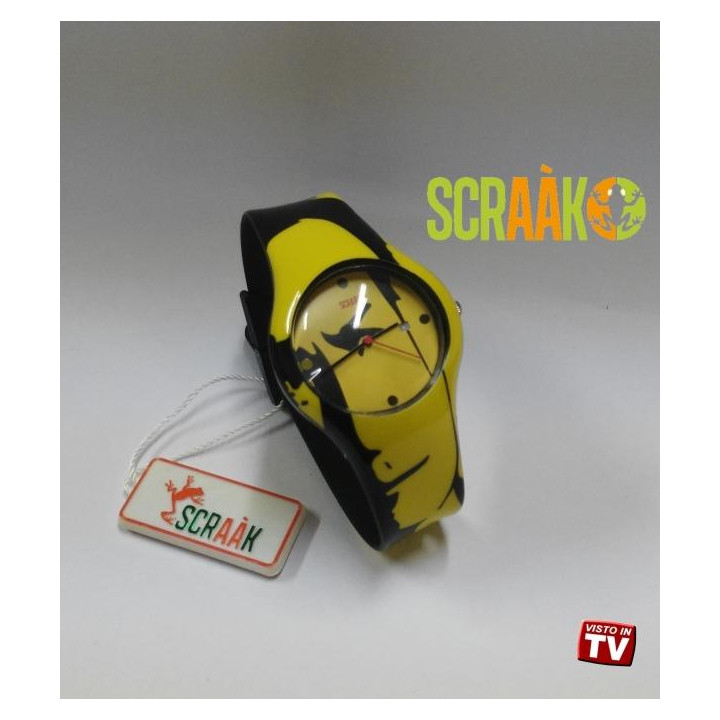 OROLOGIO IN SILICONE SCRAAK - ROUND COLLECTION