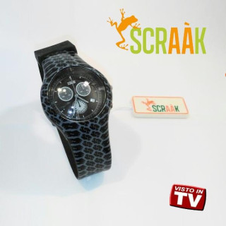 OROLOGIO IN SILICONE SCRAAK - ROUND COLLECTION CON CRONOMETRO