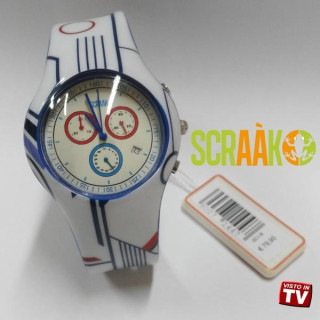 OROLOGIO IN SILICONE SCRAAK - ROUND COLLECTION CON CRONOMETRO