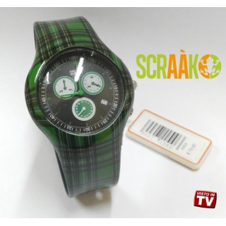 OROLOGIO IN SILICONE SCRAAK - ROUND COLLECTION CON CRONOMETRO