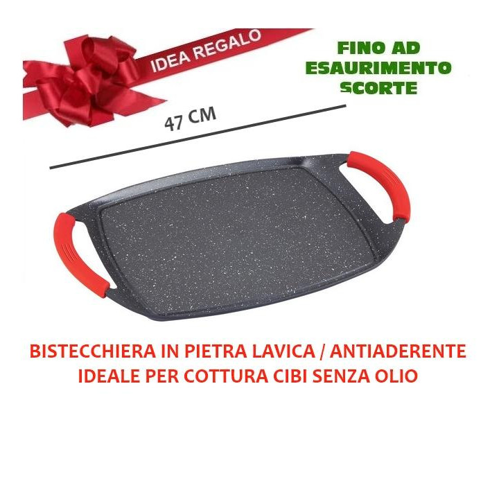 PIASTRA - BISTECCHIERA IN PIETRALAVICA 47CM