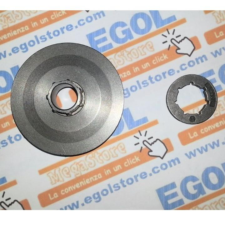 RICAMBIO CAMPANA FRIZIONE COMPLETA PER MOTOSEGA 52CC
