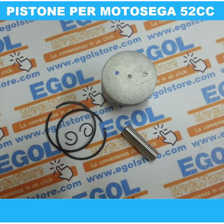 RICAMBIO PISTONE PER MOTOSEGA 52CC, EG5200/YB