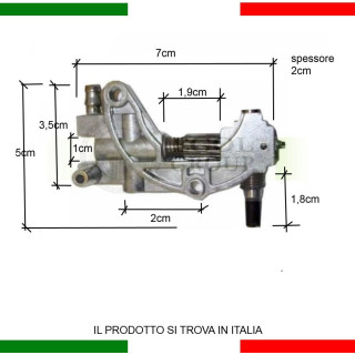 RICAMBIO POMPA OLIO PER MOTOSEGA 52CC CONFEZIONE DA 10 PEZZI, EG5200, EG5200YB