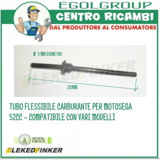 RICAMBIO TUBO FLESSIBILE CARBURANTE PER MOTOSEGA 52CC, EG5200/YB