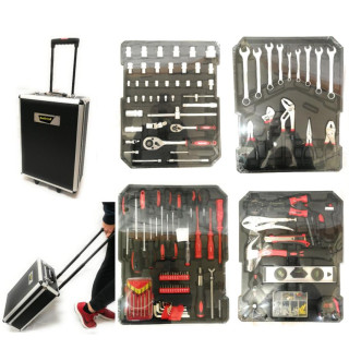 SET UTENSILI DA 186 PZ CASSETTA NERA, HELVED