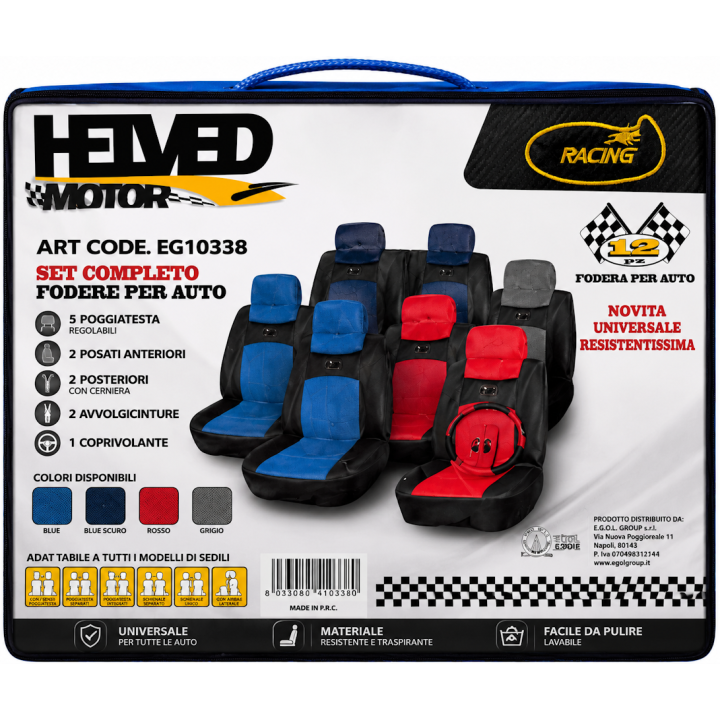 FODERE PER AUTO DA 12PZ.- helved®