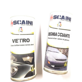 SCAINI DETERGENTE SCHIUMOGENO PERTUTTI I TIPI DIVETRI:AUTO,CASA,SCUOLA,LAVORO,CRISTALLI E LAMPADARI.SCAINI DECCHIACCIANTE, RIMUO