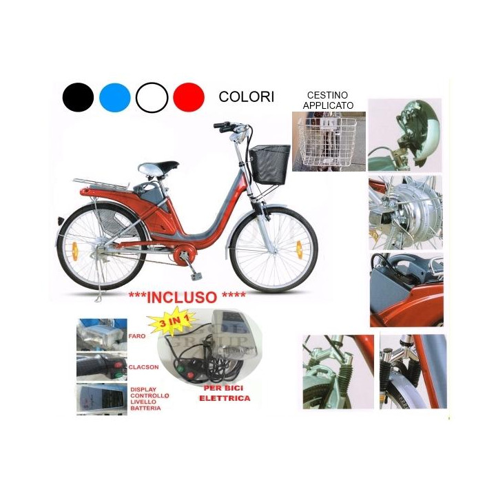 BICI ELETTRICA, 24, EGOL E-BIKE