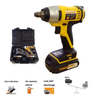 AVVITATORE PERCUSSIONE PNEUMATICI CORDLESS, 18V, 1.5Ah L-ion - Helved