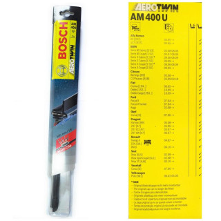 BOSCH 1 SPAZZOLA AM400U - Bosch 1931240 Am40Ou Spazzole per Tergicristallo Aerotwin, 400 mm, 1 Pezzo