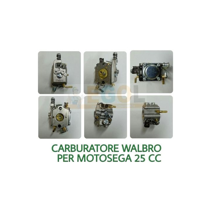 CARBURATORE WALBRO PER MOTOSEGA 25CC